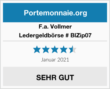 F.a. Vollmer Ledergeldbörse # BlZip07 Test