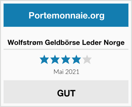  Wolfstrøm Geldbörse Leder Norge Test