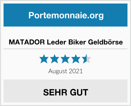  MATADOR Leder Biker Geldbörse Test