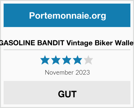  GASOLINE BANDIT Vintage Biker Wallet Test