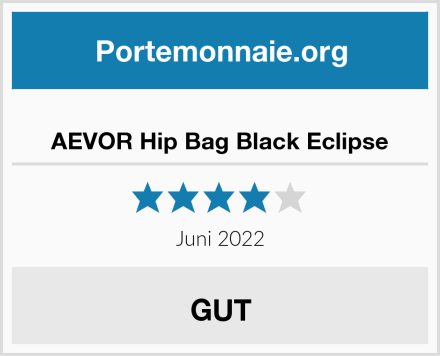  AEVOR Hip Bag Black Eclipse Test