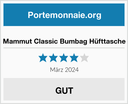  Mammut Classic Bumbag Hüfttasche Test