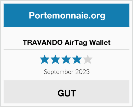  TRAVANDO AirTag Wallet Test