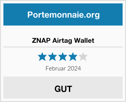  ZNAP Airtag Wallet Test