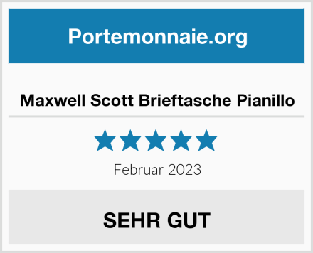  Maxwell Scott Brieftasche Pianillo Test