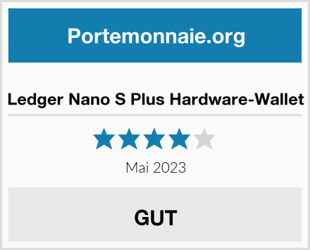  Ledger Nano S Plus Hardware-Wallet Test