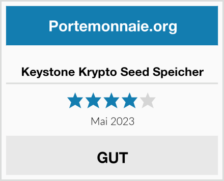  Keystone Krypto Seed Speicher Test