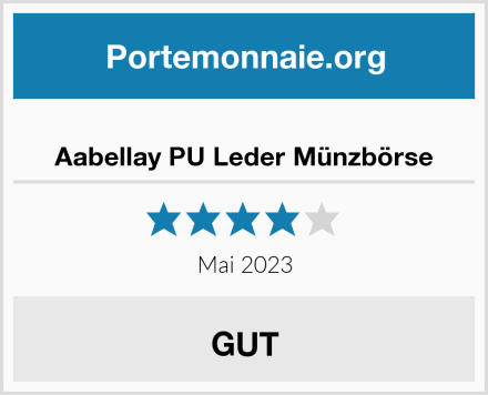  Aabellay PU Leder Münzbörse Test