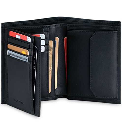  KORUTA Leder Geldbörse mit RFID Schutz